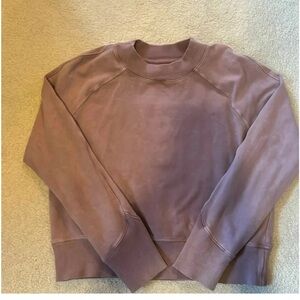 Lululemon crewneck sweatshirt in dusty pink sz 4